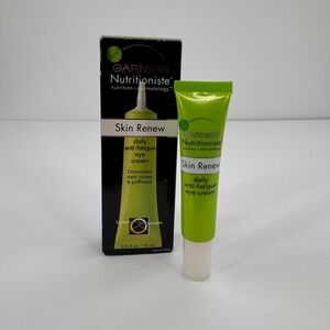 Garnier Nutritioniste Skin Renew Daily Anti-Fatigue Eye Cream 0.5oz 15ml New Box